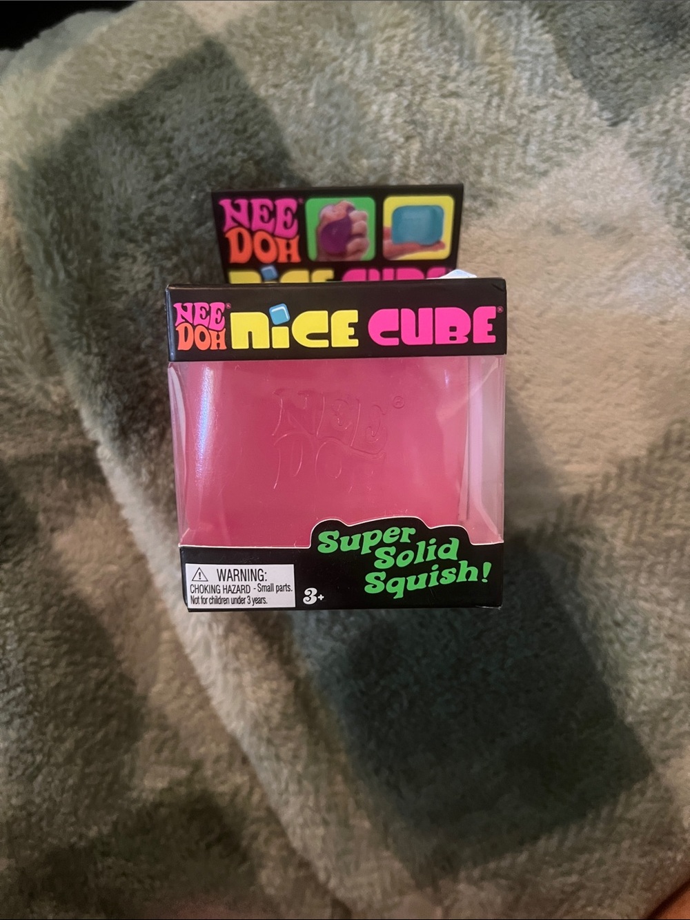 Nice Cube Pink Super Solid Squish Toy